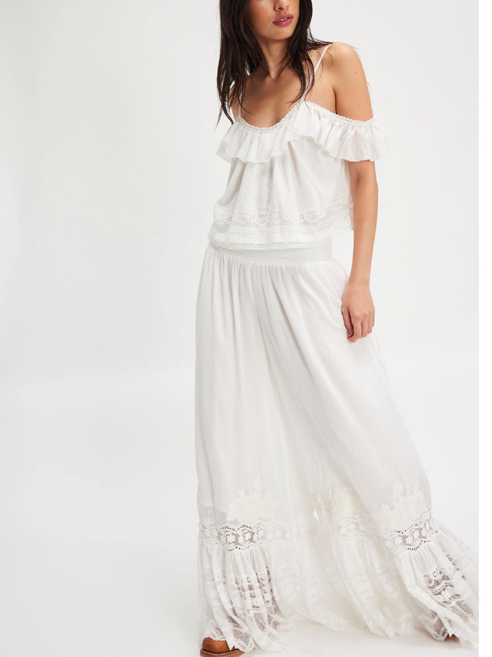NWT Free People ~ Field Of Roses Set! Size L